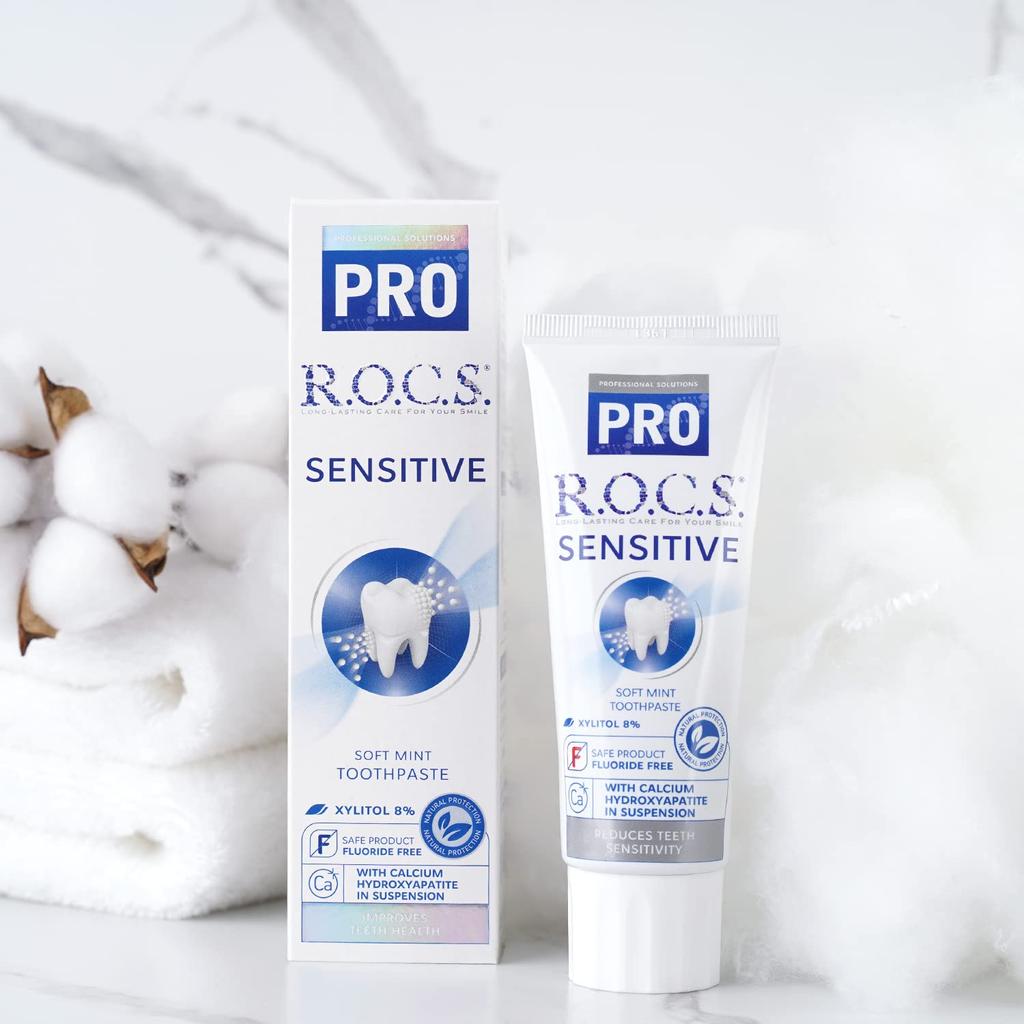 Rocks PRO Sensitive Whitening Whitening Toothpaste 94g R.O.C.S. [Hypersensitivity]