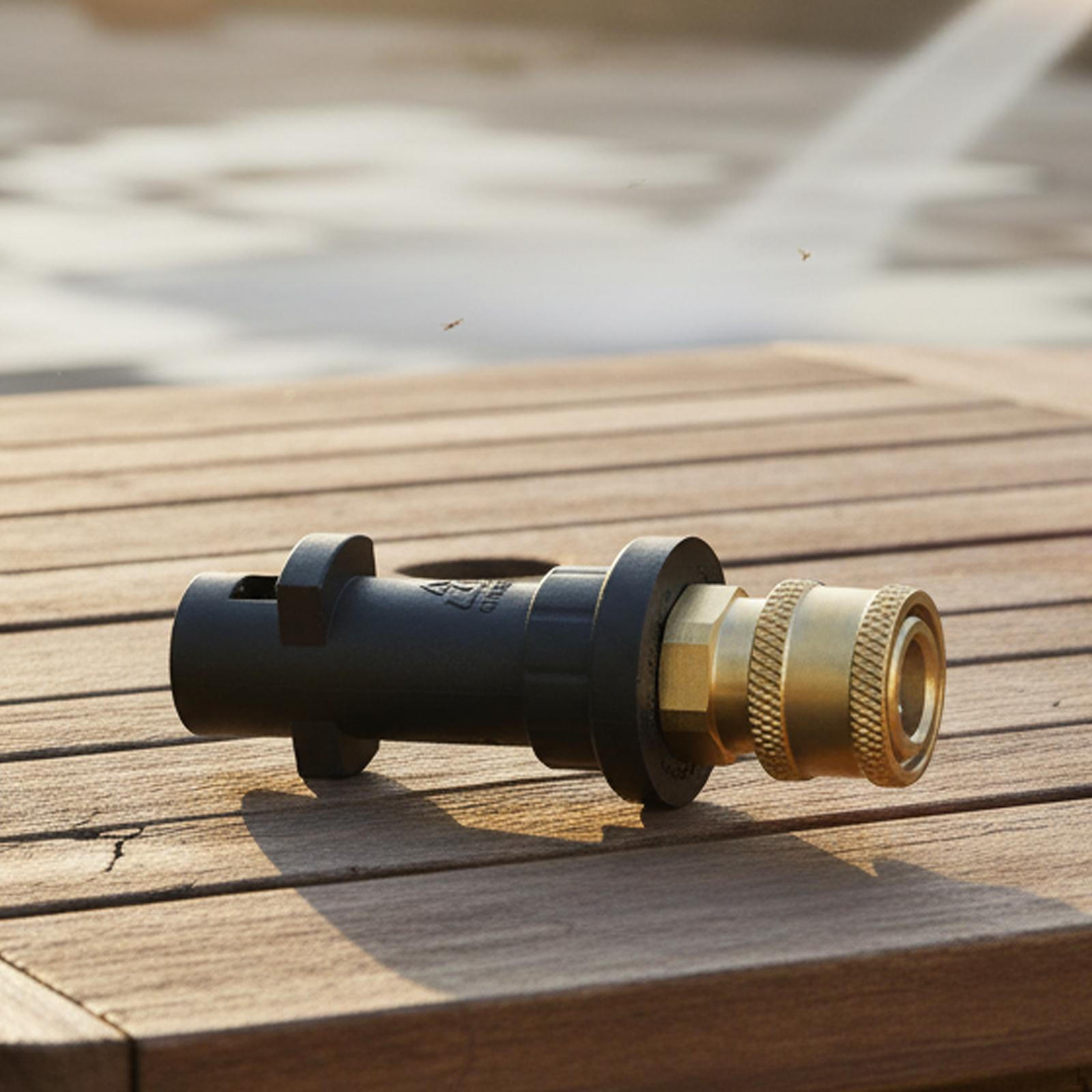 

Pressure Washer Connect Adapter with Spray Nozzles Maintenance Equipment Brass Easily Install Repair