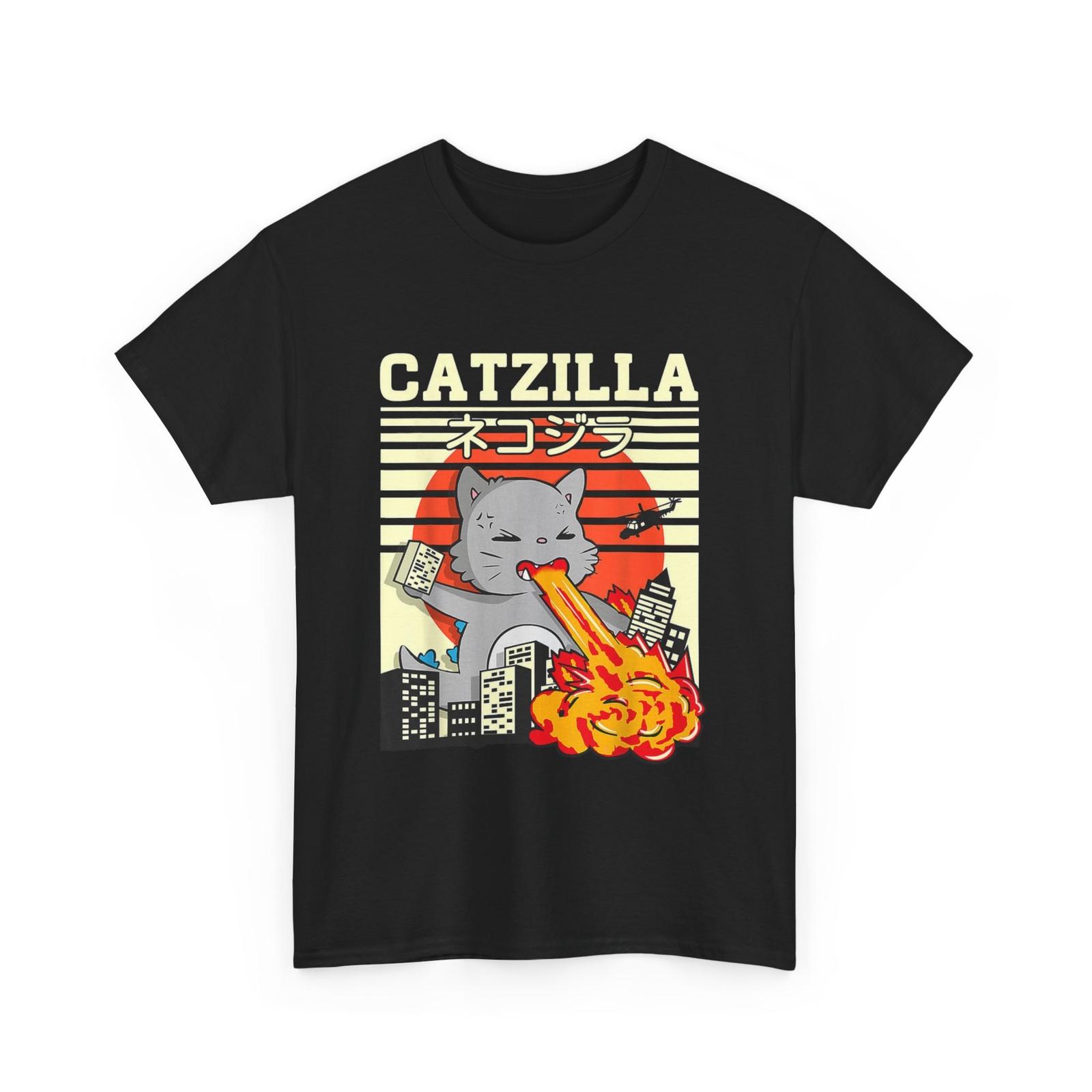 Catzilla Tshirt | Catzilla Shirt | Catzilla T-shirt | Funny Black Cat Shirt C Unisex T-Shirt XXL