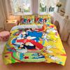Sonic Adventure Heroes Printed 3pcs Bedding Set Soft Microfiber 1 Duvet Cover And 2 Pillowcases Home Bedroom Decor Xmas Gift K1893