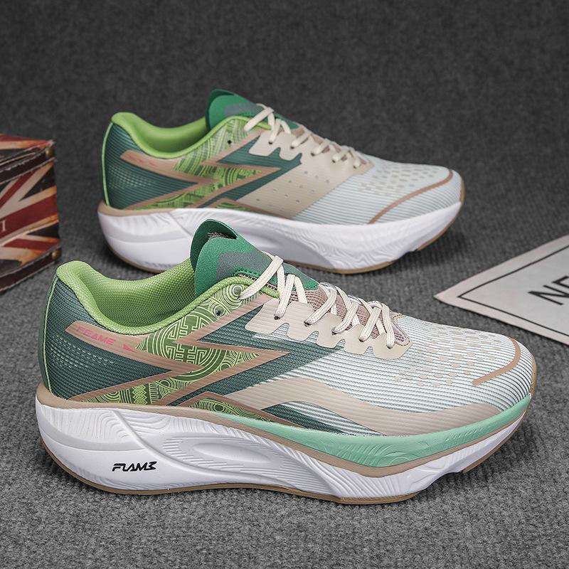 2025 summer new running shoes marathon full palm carbon board racing shoes mesh comfortable sports shoes training shoes