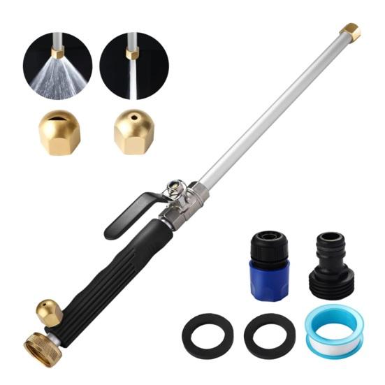 Upgraded Jet Nozzle for Garden Hose Power Washer Wand Hydro Jet High Pressure Washer Tools with 2 Different Nozzles And Hose Quick Connectors