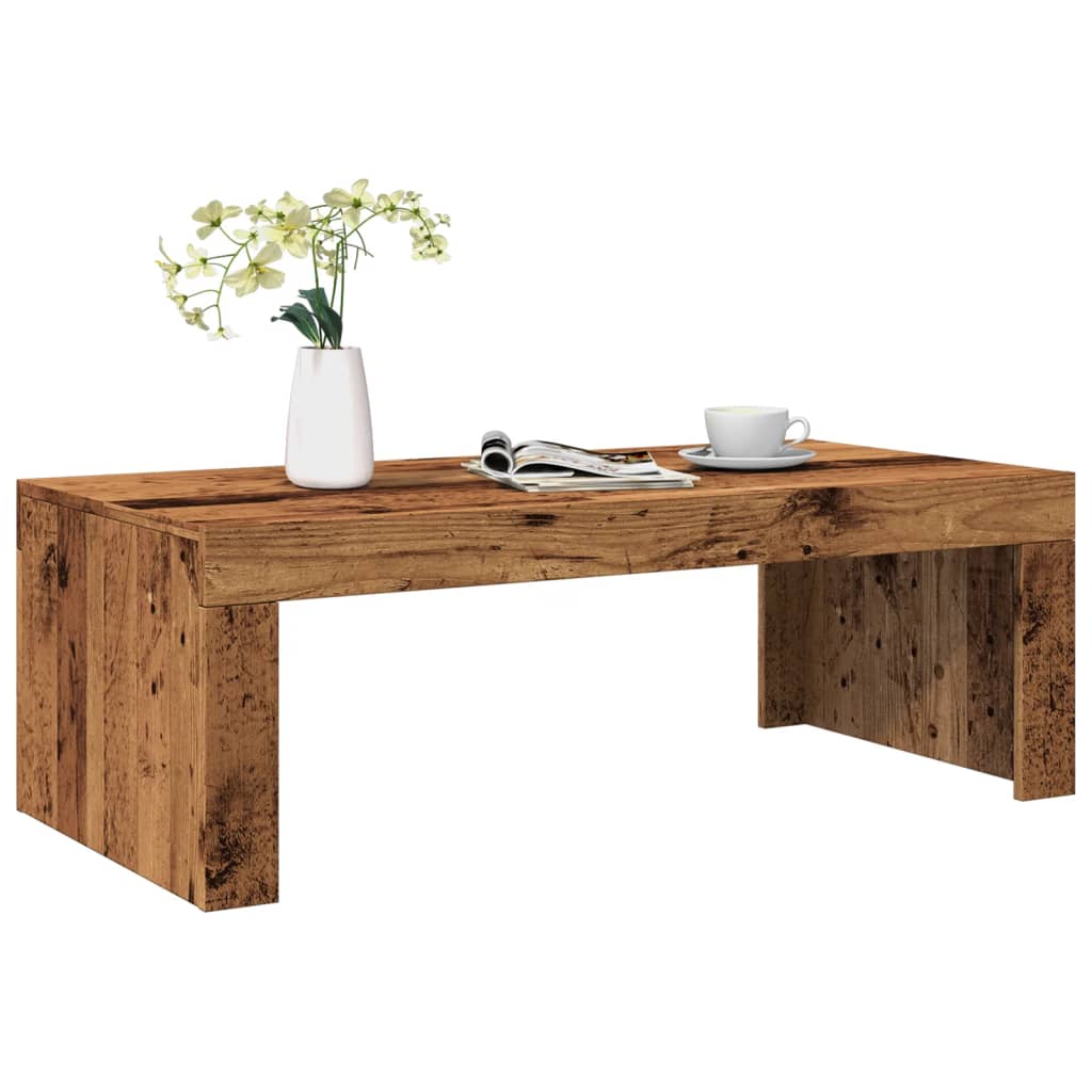 Vidaxl Couchtisch, Farbe Altes Holz, 102X50X35 Cm