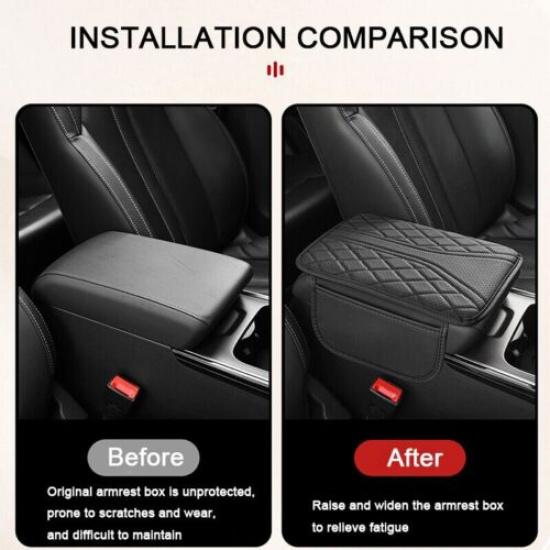 Car Center Console Armrest Box Cushion Cover Pad Protector Mat for Honda