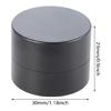 Round Cue Tip Chalk Holder Replacement Small Magnetic Billiard Chalk Box Aluminum Billiard Chalk Holder for Billiard Cue
