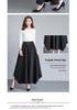 Plus Size Irregular Wide-Leg High-Waisted Korean Style Drape Skirt-Pants for Women - Spring & Summer