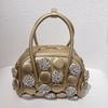 2026 Large Capacity Cylinder Bucket Bag With Rhinestone Embellishment Single Strap Crossbody Shoulder Women