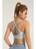Women's High-Elastic Shockproof Yoga Sports Bra with Removable Pads
