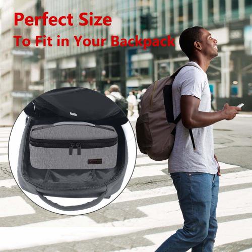 Gloppie Small Lunch Bag, Mini Lunch Box, Insulated Lunch Bag for Men and Women, Petite Lunch Box for Adults, Portable Lunch Pail, Insulated Lunch Cont