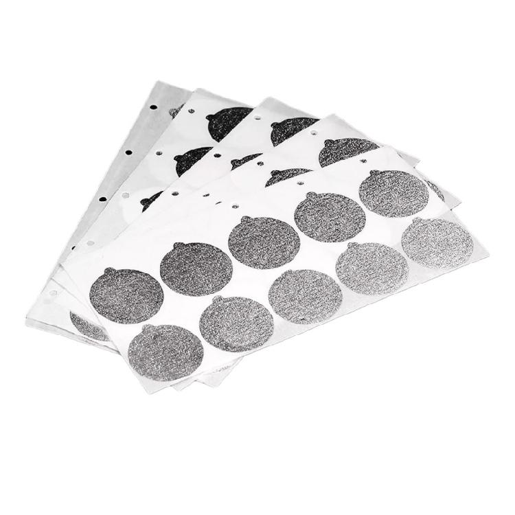 

100 Count Coffee Pods Sealers 37mm Diameter Aluminum Foil Lid Sealing Cover Powder Cup Stickers for Various Powder Cup 1
