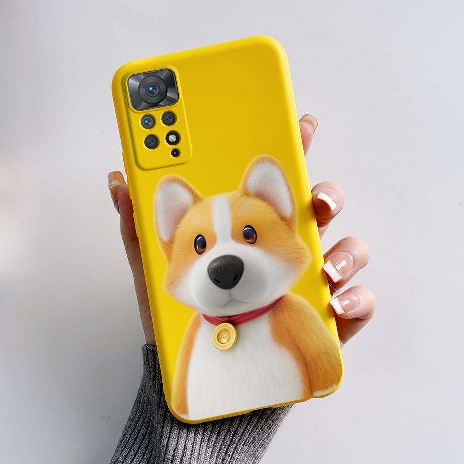 For Redmi Note 11S Note 11 Pro 5G 4G Case Cute Rabbit Panda Protector Fundas Cover For Redmi Note 11 note11E Silicone Phone Case