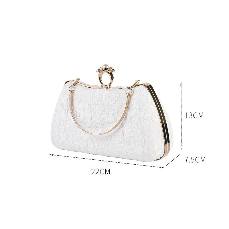 

New Rhinestone Evening Bags Yellow Vintage Handbags Fashion Versatile Chain Messenger Bags Wedding/party/night Clutch Purse 2023