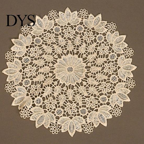 Tapis Isolants Thermiques Protecteurs pour Bols, Set de Table Rond en Dentelle Florale, Sous-Verre Brodé, Sous-Plat Pliable, Sets de Table Rétro pour Table de Cuisine, Sets de Table pour Théière
