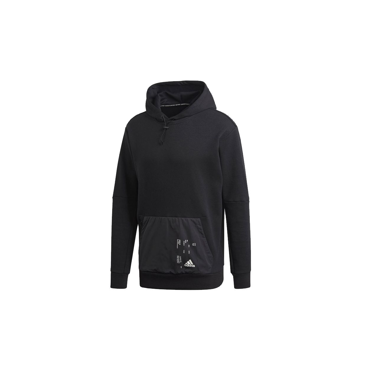 

Adidas Casual Sports Hoodie Men Tops Black FL5712
