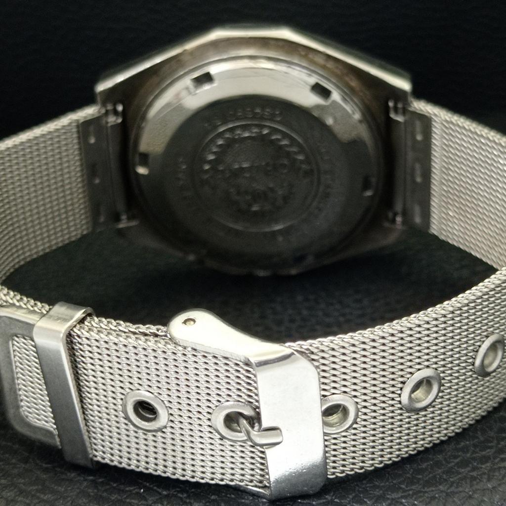 JAPAN VINTAGE ORIENT AUTOMATIC 46941 MENS BLUE COLOR DIAL WATCH A500740-5 R154-a500740