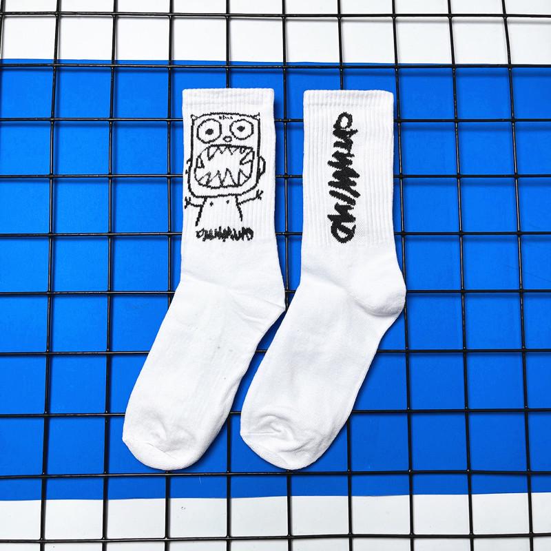 Tide Mid-Calf Socks for Men & Women - Summer/Autumn Trend, Korean Hip Hop, Skateboard, Basketball, Street Style Sports Socks
