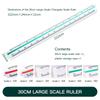30cm Triangular Scale Ruler Drafting Measure Tool for Architects Engineers Students Drawing Straight Ruler Stationery Supplies