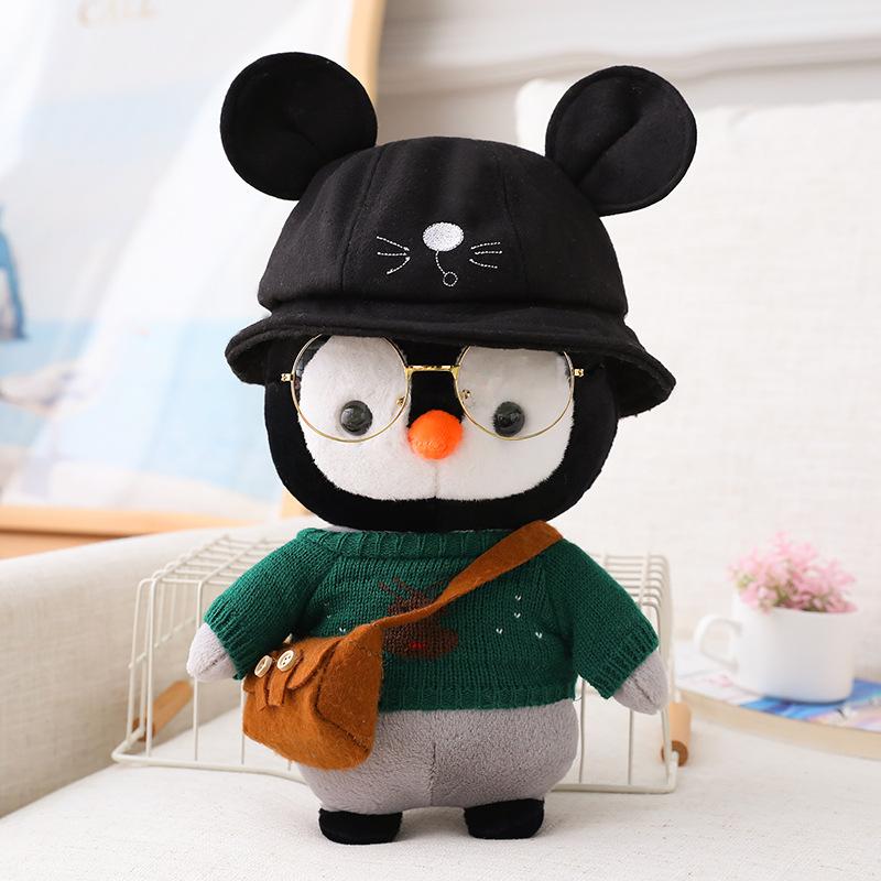 30cm Cartoon Cute Dress Up Penguin Plush Toy Stuffed Soft Kawaii Penguin Doll Animal Pillow Birthday Gift For Kids Children