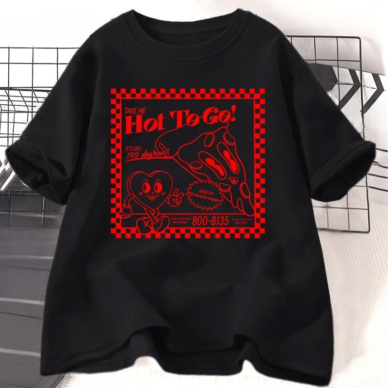 Take Me Hot To Go TShirts Roan Call Me Pretty TShirt Vintage 199 Degrees Pizza TShirt Pride Tees Cotton Casual O Neck T Shirt