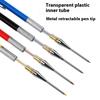 1Pc Deep Hole Metal 2.0Mm Woodworking Mechanical Pencil Or 8Pcs 2.0Mm 2B Replaceable Lead Marking Pencil For Woodworking