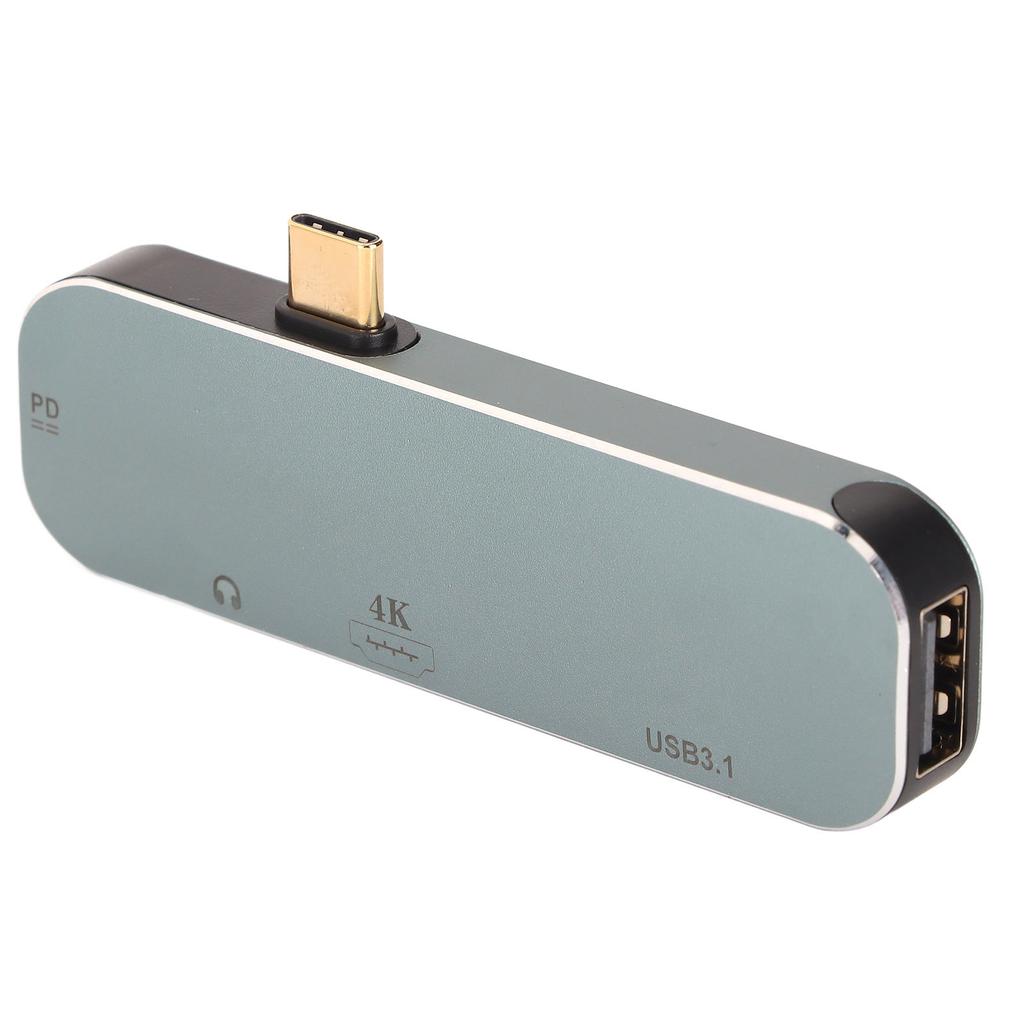 Type C Hub PD Charging Port Hot Plug Function 4K 60Hz 10Gbps Aluminum Alloy USB C Hub for Android