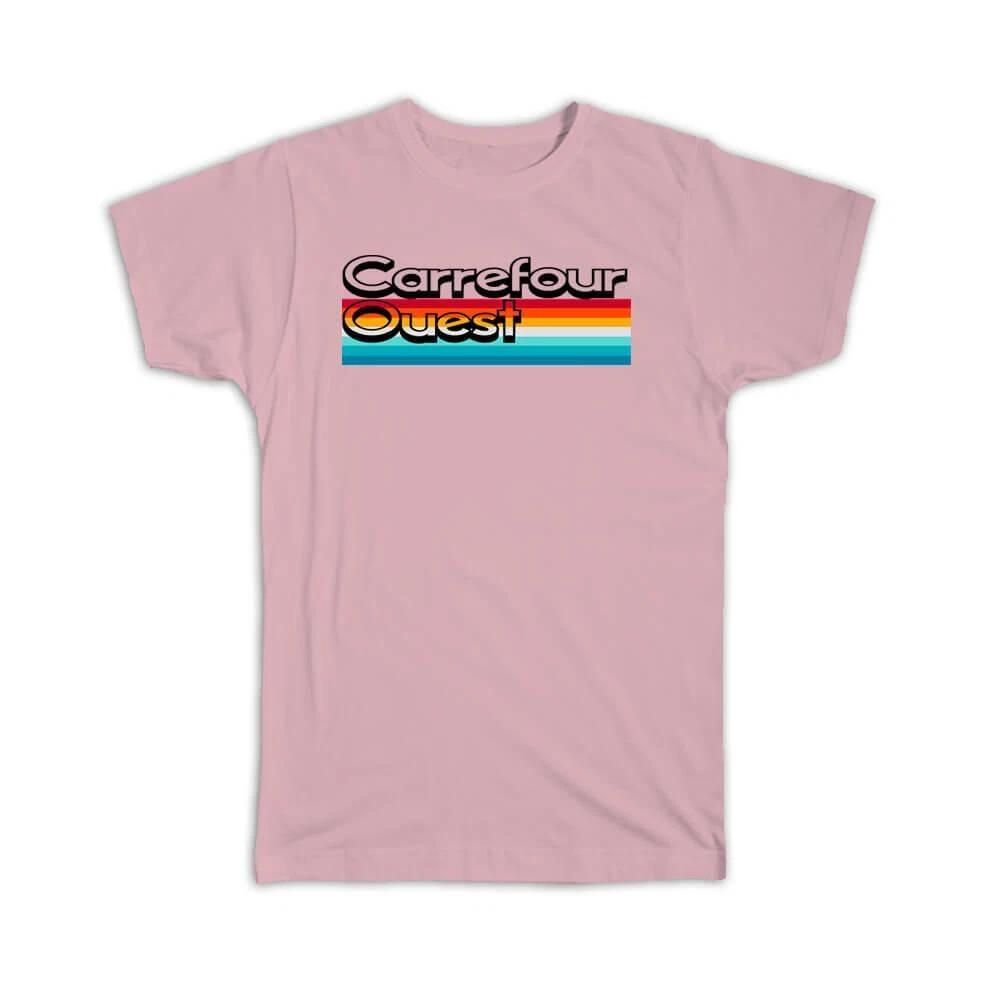 Gift T-Shirt : Haiti Carrefour Ouest Sign Haitian Rainbow Stripes Home Decor Art 4XL