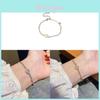 Luxury Geometric Zircon Hand Chain For Women With Vintage Style And Versatile Wear