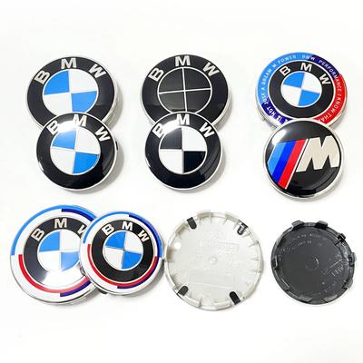 4 adet 68MM Mavi Beyaz 56MM Araba Jant Göbek Kapakları Jant Kapağı E36 E39 E46 E60 E90 E90 F10 F30 G20 G21 G30 G11 F15 X5 İçin