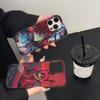 Anime Hotel Hazbin Alastor Phone Case For IPhone 17 16 15 14 13 12 11 Pro Max Plus Corrugated Bumper Back Cover Shell