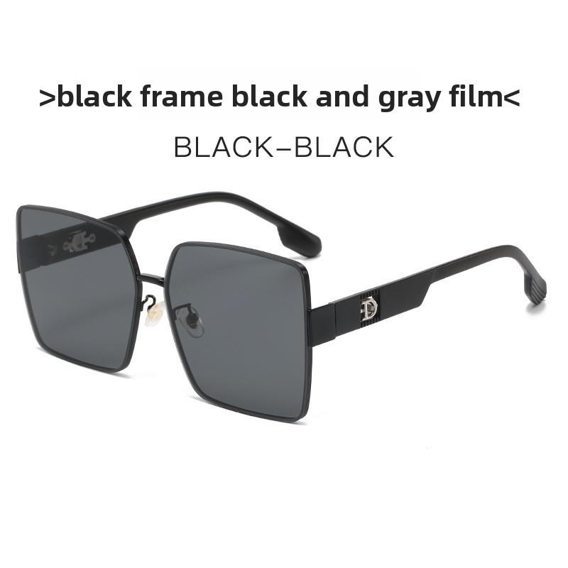 Fashion Oversized Square Sunglasses With Gradient Lenses For Casual Wear And Sun Protection