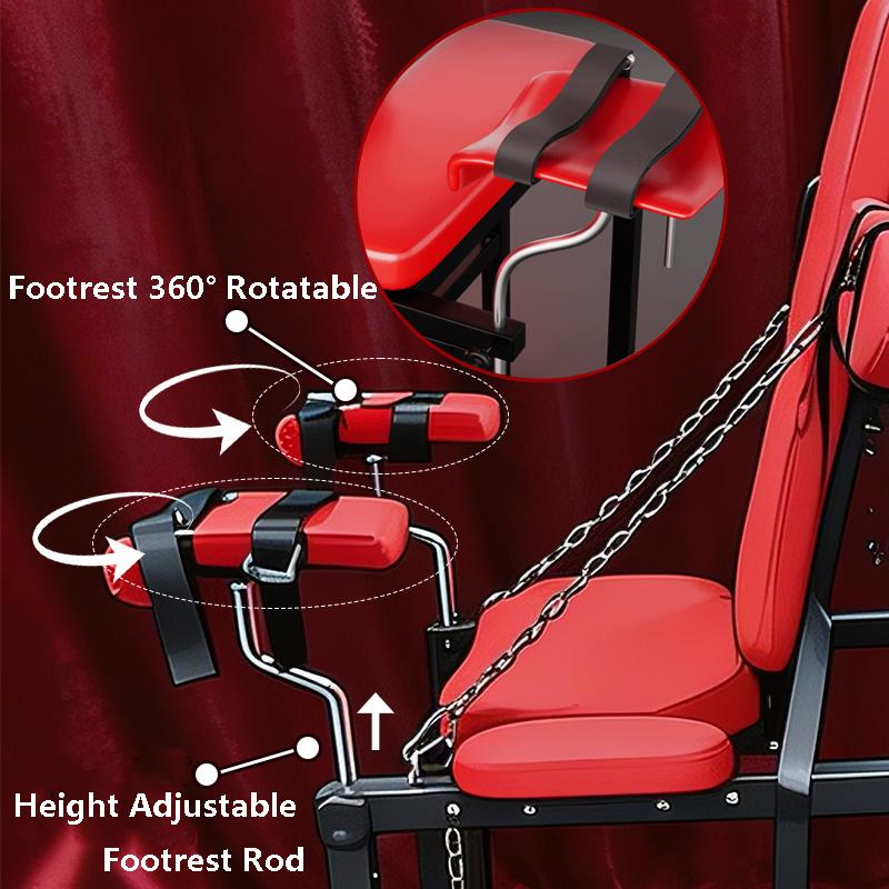 SM Restraint Furniture Large Adjustable Spanking Sex Bench Chair Couples Bondage Play Multi-Functional Sex Positioning Aid 18+