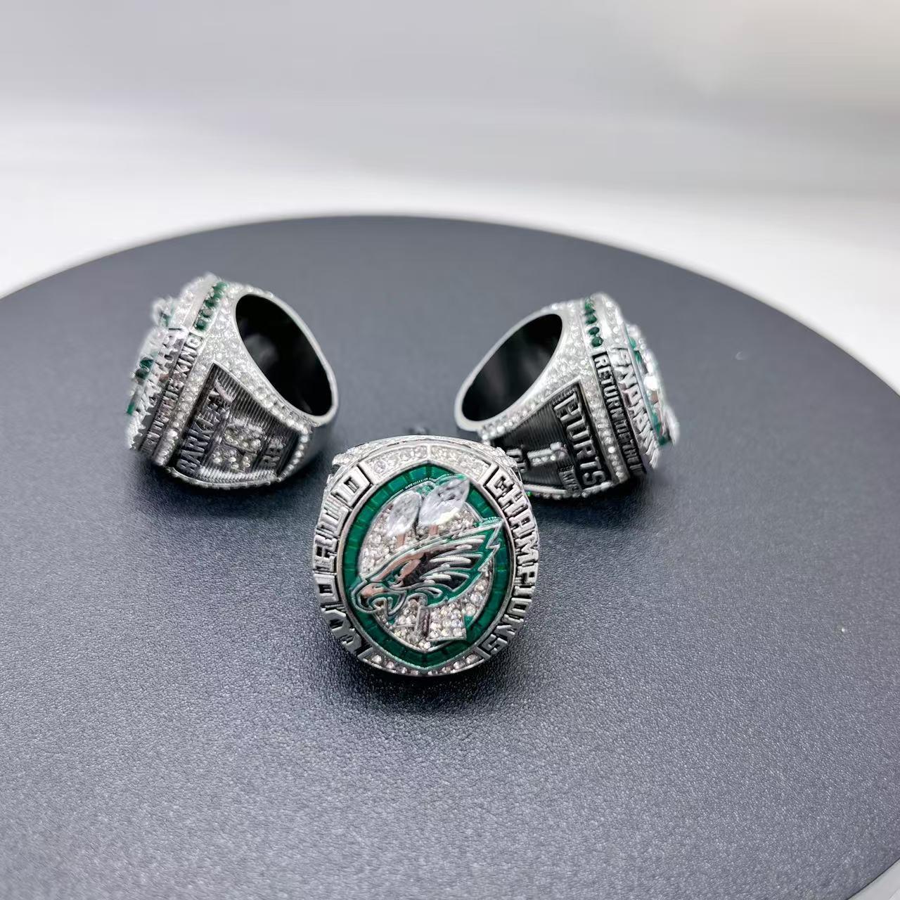Philadelphia Eagles 2024-25 Super Bowl Championship Ring: NFL Fan Edition Size 13