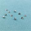10 Stück Hochwertiger Kieferorthopädischer Lingualknopf mit Loch Dental Low Profile Knopf mit Perforierter Basis