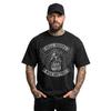 Men's Motorcycle T-Shirt Moto 100% Cotton Black 5XL
