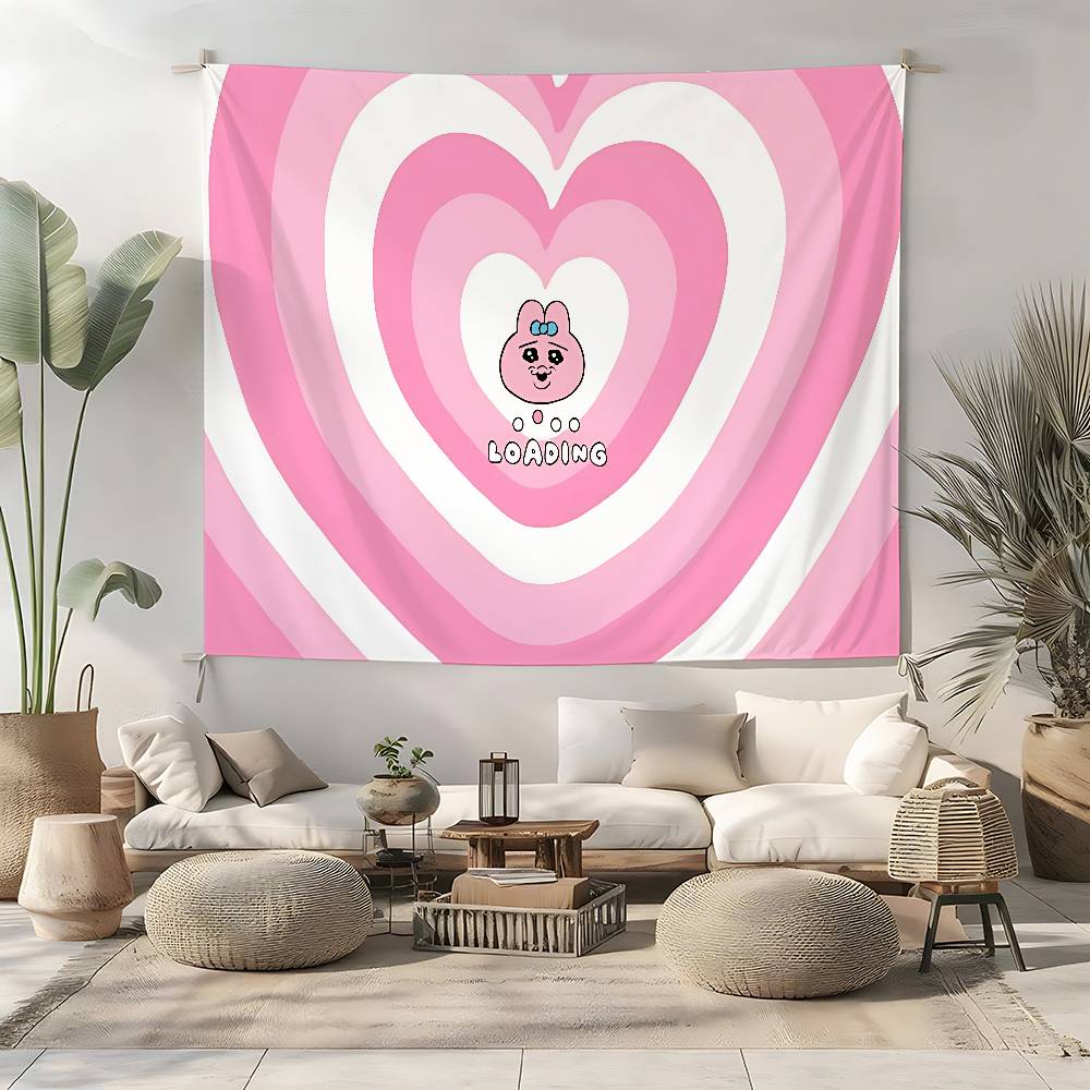 OOpanchu UUsagi Cartoon Tapestry Customizable Tapestries Of Various Styleswall Hangings Celebrity Photo Printing wall Hanging
