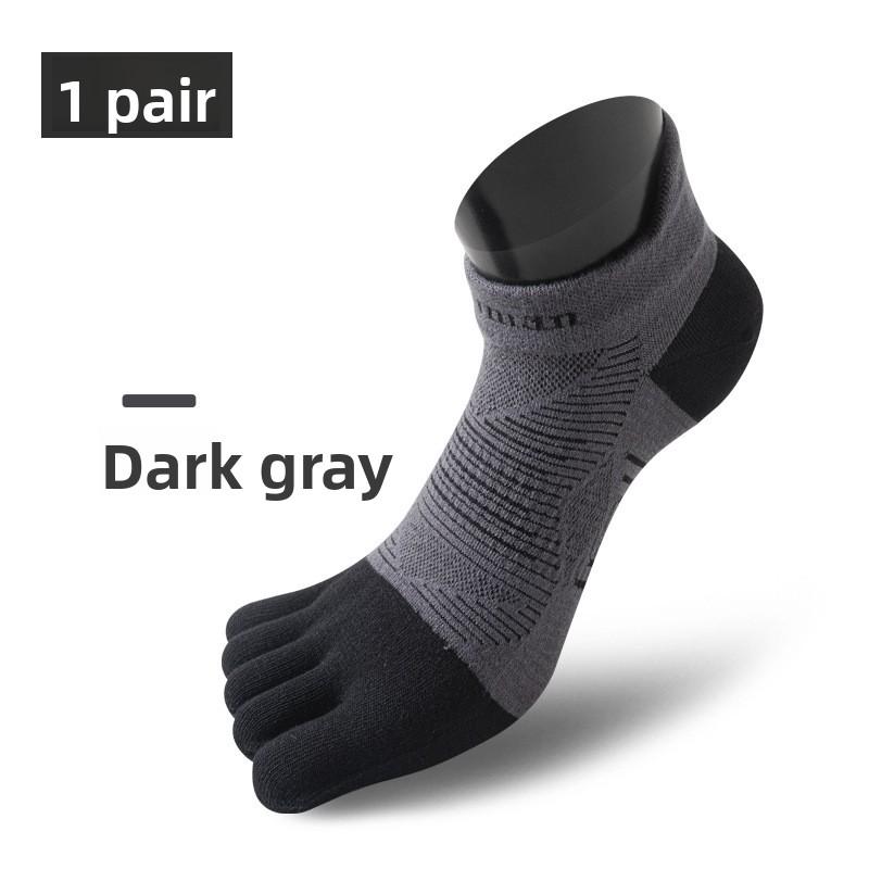 Men's women's sports five finger socks off-road marathon short tube socks outdoor running anti slip breathable split toe socks