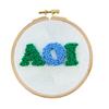DMC Cotton Yarn Fabric Standard Set Punch Needle Pen Standard Set A with Alphabet Pattern PN1136A &
