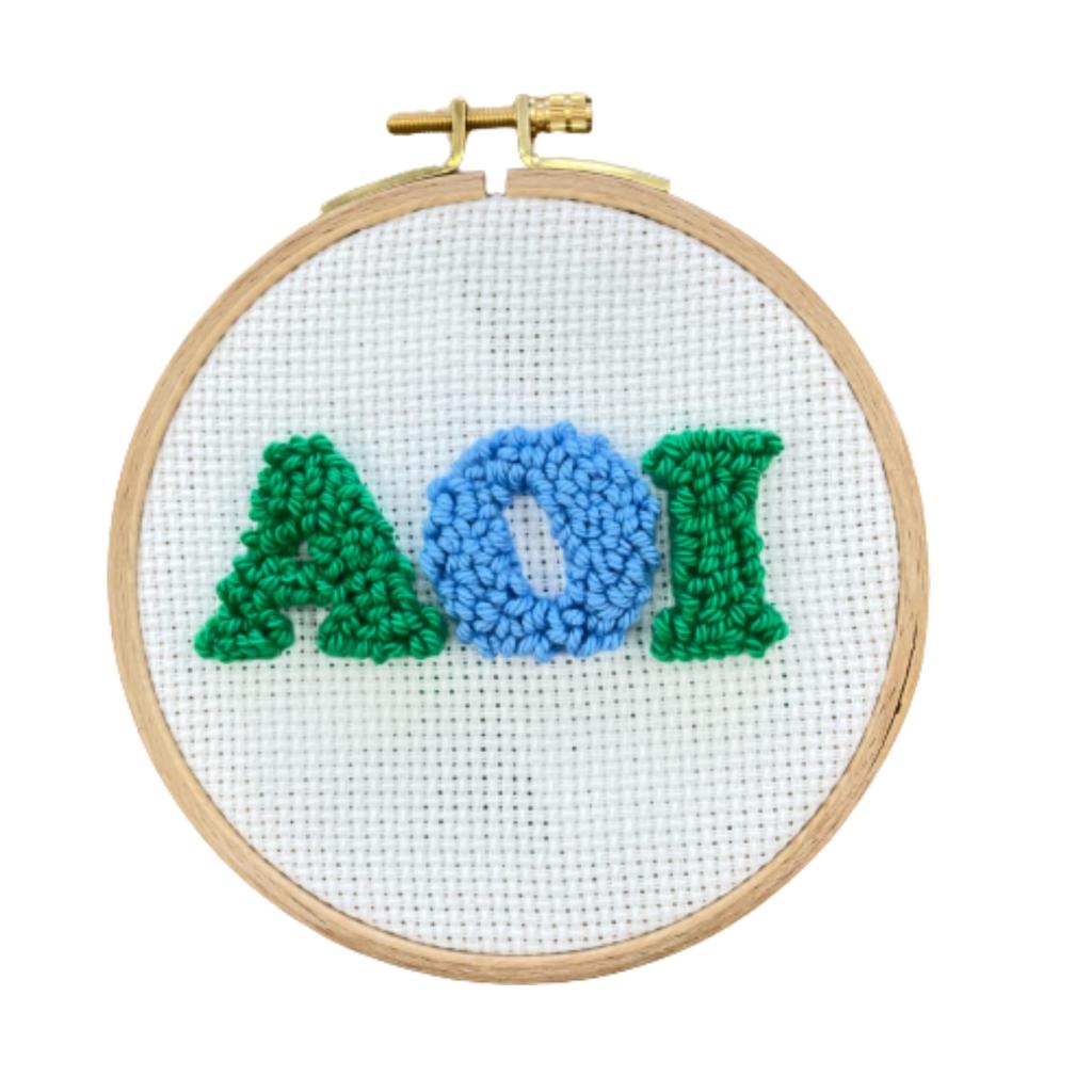 DMC Cotton Yarn Fabric Standard Set Punch Needle Pen Standard Set A with Alphabet Pattern PN1136A &