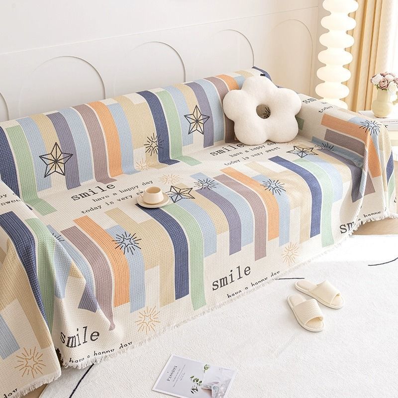 Universal Sofa Towel with Dust-proof Cover One Piece Rental House Sofa Cover Sofa Cushion Non Slip, Suitable for All Seasons