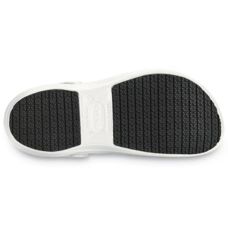 Crocs Bistro Slip Resistant Work Clog White 10075-100