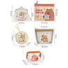 Cute Capybara Coin Storage Bag Transparent Coin Purses Cartoon Lovely Wallet Clear Bags