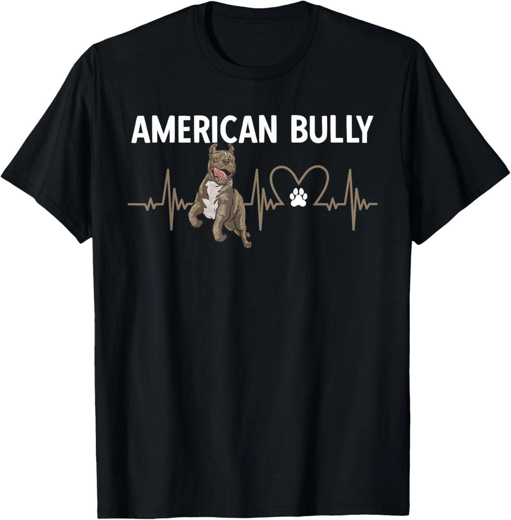 American Bully Dog Heartbeat XL American Bully Gift Unisex T-Shirt