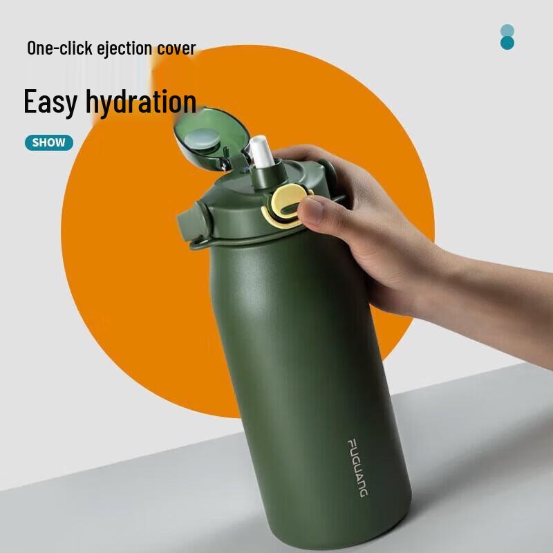 FUGUANG Business Vacuum Thermos with Pop-up Lid