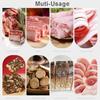 Manual Bone Meat Slicer, Stainless Steel Cutter Machine with 110Inch, Rib Fish Chicken Beef Cutting Machine for Home Cooking and Commercial