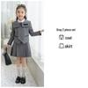 Girls' Casual Fashion Two-Piece Suit Set - Autumn Evening Dress