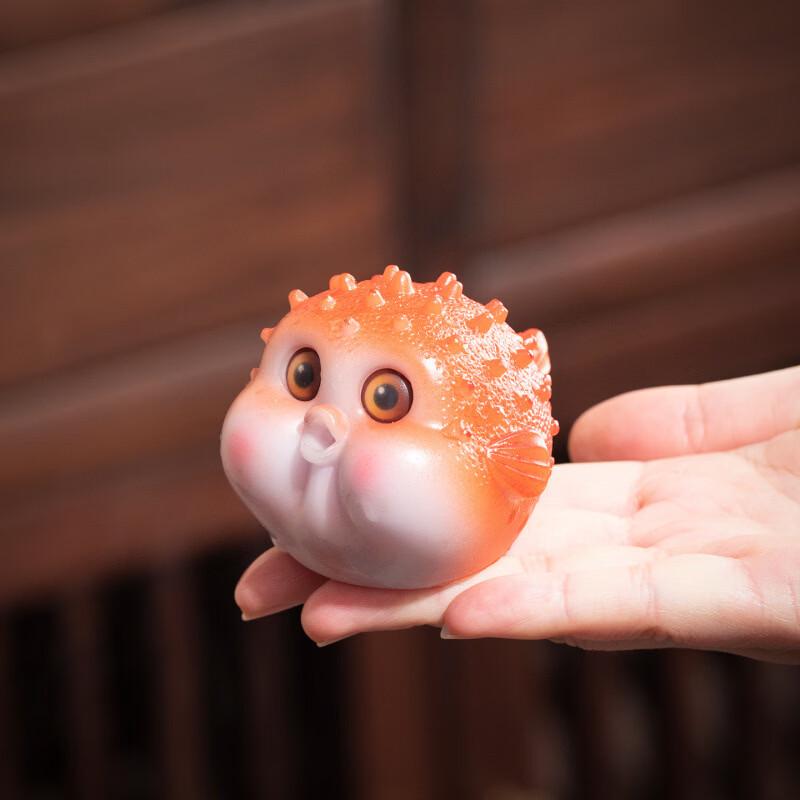 Cute Bubble Fish Color-Changing Tea Pet Set