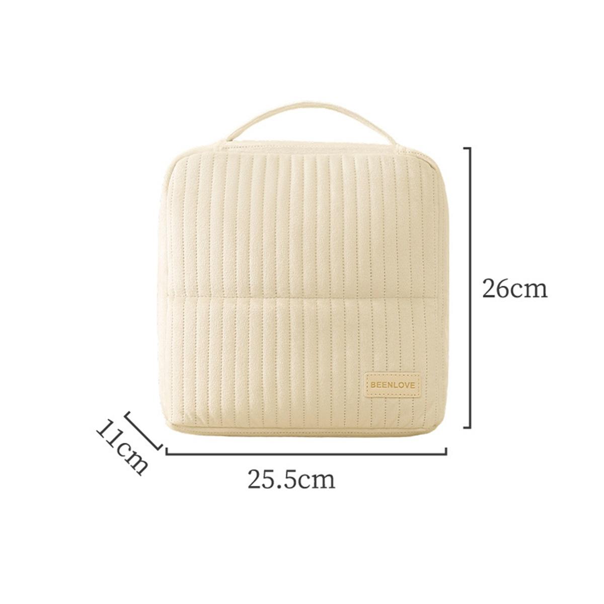 

Standing-style Makeup Box, Large-capacity Portable Cosmetics Storage Box, Travel Makeup Bag, Ladies Portable Cosmetics Box With Handle A