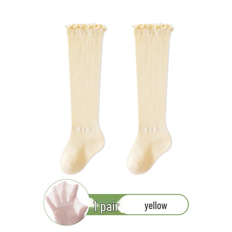 Frühlingsstil Z Baby Mädchen lange Netzsocken - Atmungsaktiv, Mückenabweisend, Bequeme Passform