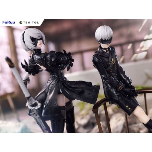 Furyu "NieR:Automata Ver. 1.1a" TENITOL 2B (YoRHa No. 2 Type B) Non-scale ATBC-PVC Pre-painted Complete Figure (AMU-TNL0101) Approximately 220mm Tall