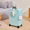 Xiaoyan Durable Travel Suitcase with USB & Cup Holder